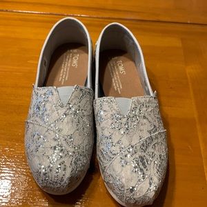 Toms shoes with sparkles